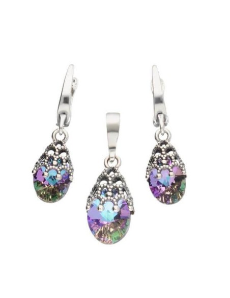 Silver pendant with Swarovski crystal W 1957