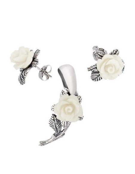 Silver set roses KPL 1916