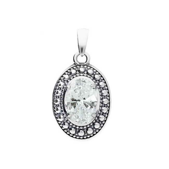 Silver pendant W 1990 Cubic Zirconia