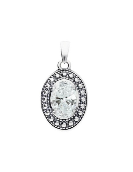 Silver pendant W 1990 Cubic Zirconia