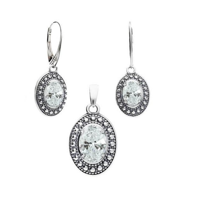 Silver pendant W 1990 Cubic Zirconia