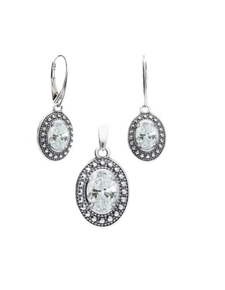 Silver pendant W 1990 Cubic Zirconia