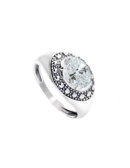 Silver ring with zirconia PK 1990
