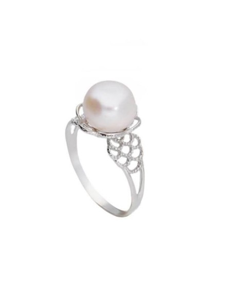 Silver ring with pearl PK 1842