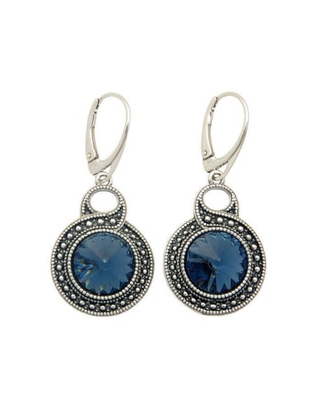 Silver earrings with Swarovski crystal K 1897 Silver earrings with Swarovski crystal K 1897