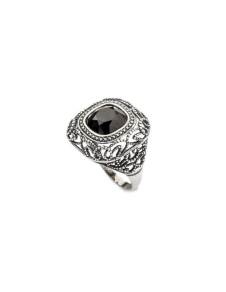 Silver ring with Swarovski crystals PK 1814