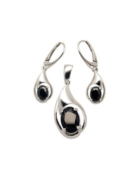 Srebrny wisiorek z cyrkonią W 1924 R|Polcaratdesign.pl Biżuteria