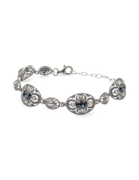 Silver bracelet with Swarovski crystals L 1822