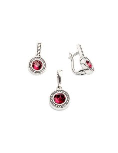 Swarovski K3 1799 oxidized silver earrings 2