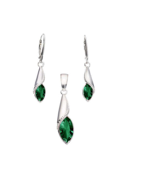 Silver pendant with Swarovski crystal W 1902