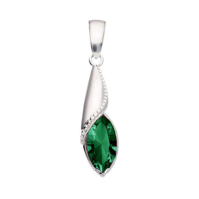 Silver pendant with Swarovski crystal W 1902