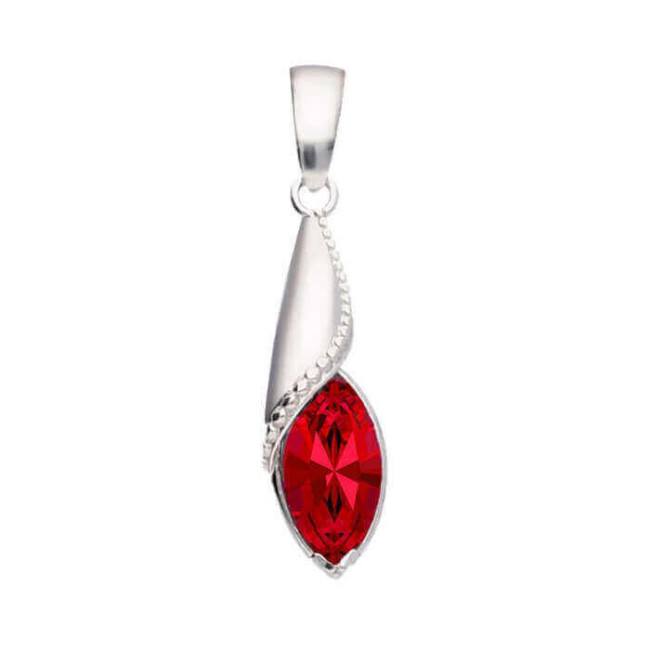 Silver pendant with Swarovski crystal W 1902