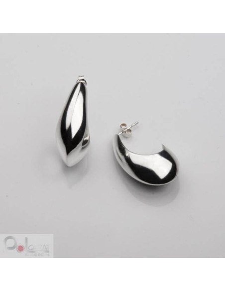 Silver earrings K 61