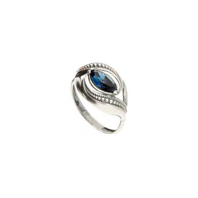 Oxidized silver ring Swarovski PK 1903