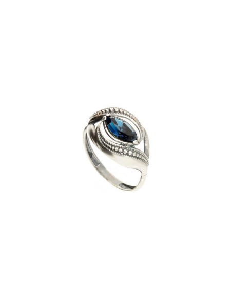 Oxidized silver ring Swarovski PK 1903