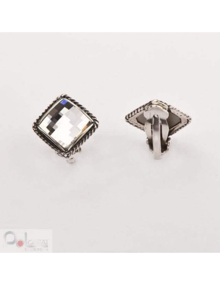 Klipsy srebro Swarovski 1587|Polcaratdesign.pl Biżuteria