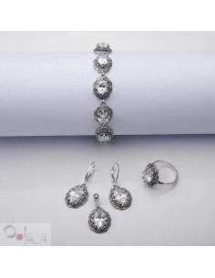 Silver bracelet with cubic zirconia L 995 White 2