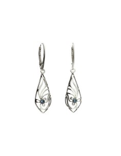Swarovski K 1985 Crystal Silver Crystal Earrings 2