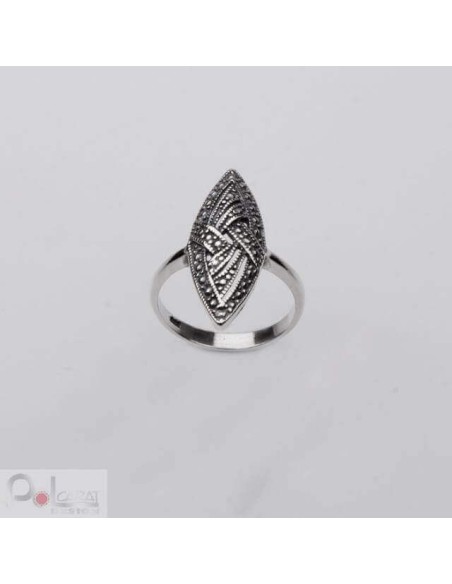 Pierścionek srebrny P 989