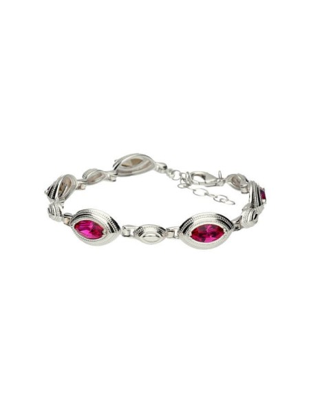 Silver bracelet with Swarovski crystals L 1892