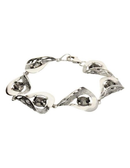 Silver bracelet with Swarovski crystals L 1772