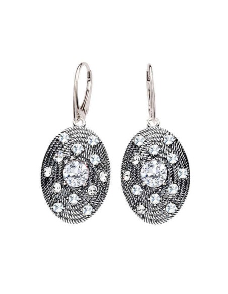 Swarovski K 1996 Swarovski K 1996 Silver Oxidized Earrings