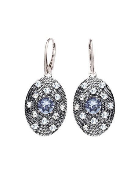 Swarovski K 1996 Swarovski K 1996 Silver Oxidized Earrings