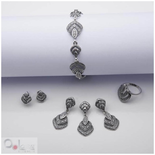 Silver earrings K1 997