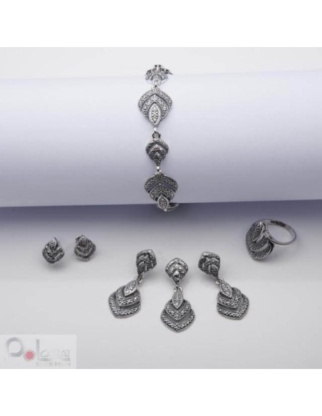 Silver earrings K1 997