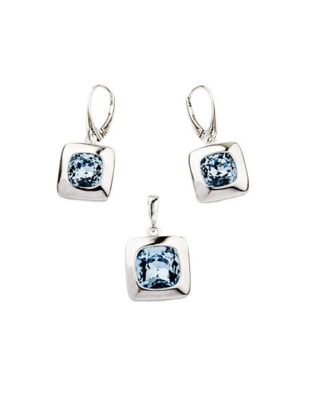 Srebrny pierścionek z kryształami Swarovskiego PK 1750|Polcaratdesign.pl Biżuteria