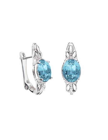 Swarovski K3 Silver Plated Earrings 2029