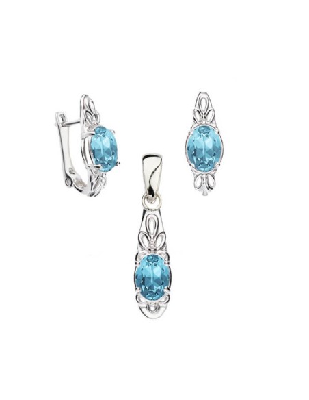 Swarovski K3 Silver Plated Earrings 2029