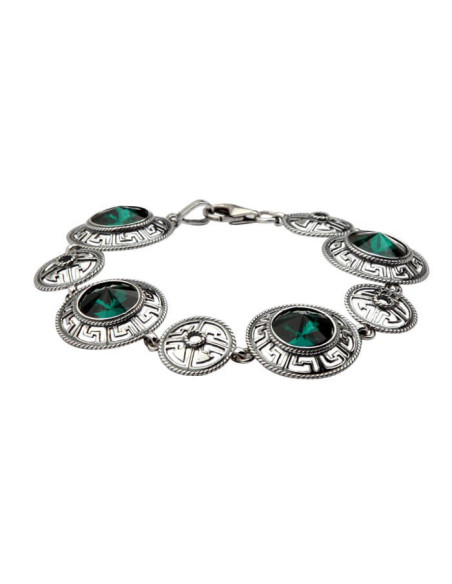 Silver bracelet with Swarovski crystals L 1693