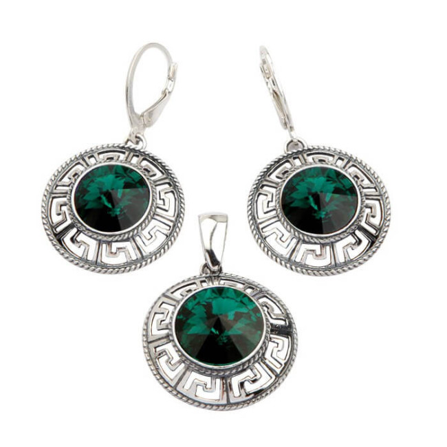 Bransoletka srebrna z kryształami Swarovskiego L 1693|Polcaratdesign.pl Biżuteria