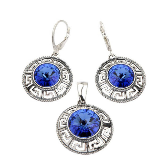 Bransoletka srebrna z kryształami Swarovskiego L 1693|Polcaratdesign.pl Biżuteria