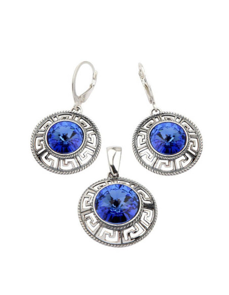 Bransoletka srebrna z kryształami Swarovskiego L 1693|Polcaratdesign.pl Biżuteria