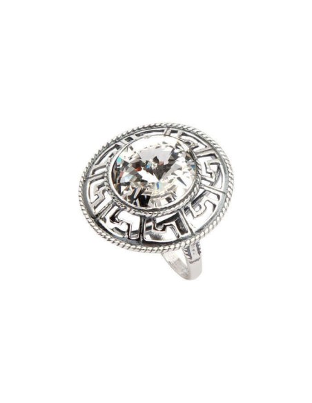 Silver ring with Swarovski crystals PK 1693