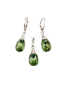 Silver Set Swarovski KPL 1636