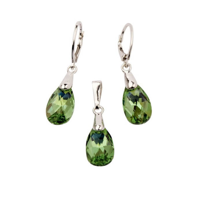 Silver Set Swarovski KPL 1636