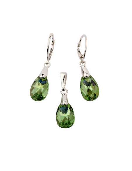 Silver Set Swarovski KPL 1636