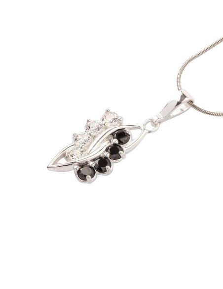 Silver Pendant decorated with zircons W 1665