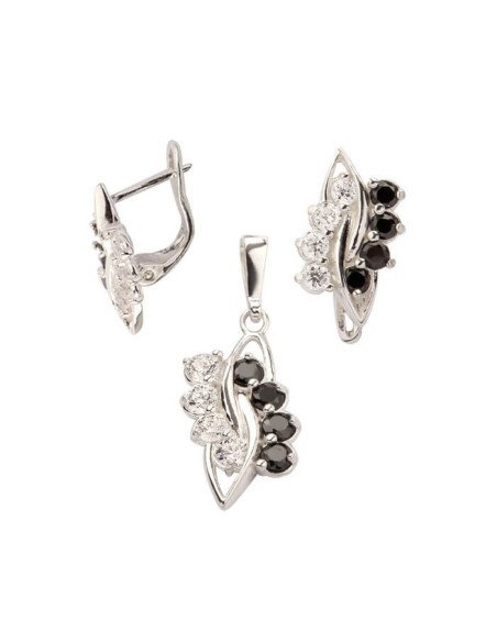 Silver Pendant decorated with zircons W 1665