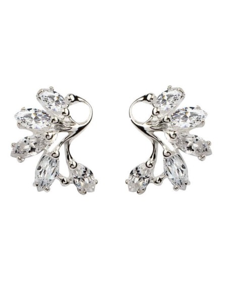 Silver earrings with zircons K2 1635 Silver earrings with zircons K2 1635
