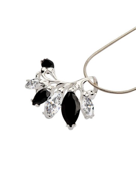 Silver pendant with zircons W 1635