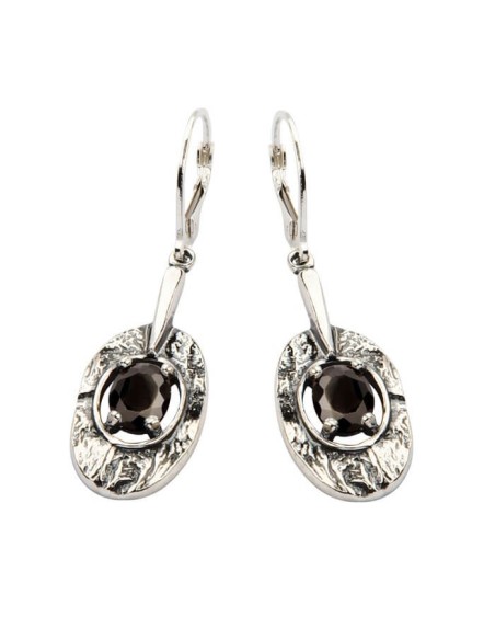 Silver earrings with zircons K 1630