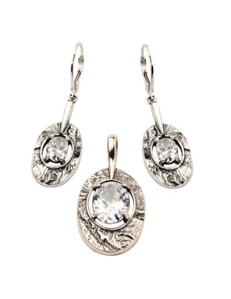 Srebrny wisior z cyrkoniami W 1630|Polcaratdesign.pl Biżuteria