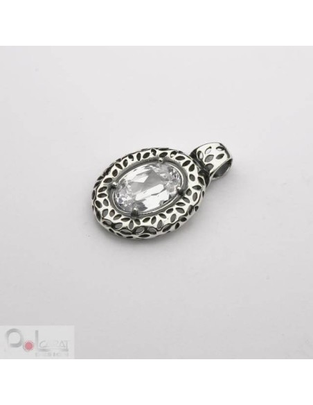 Silver pendant with cubic zirconia W 1543