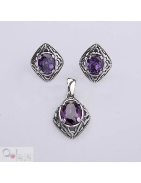 Pendant silver zirconia W 1579 Pendant silver zirconia W 1579