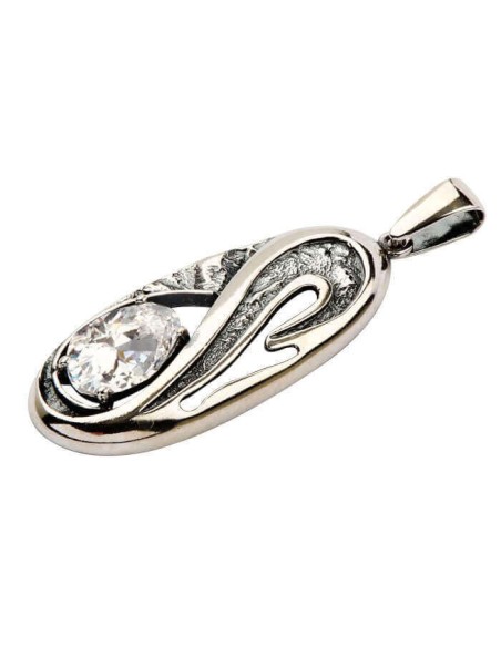 Silver pendant with cubic zirconia W 1623