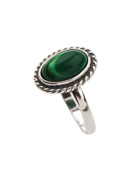 Silver set with Malachites KPL 618 Malachite